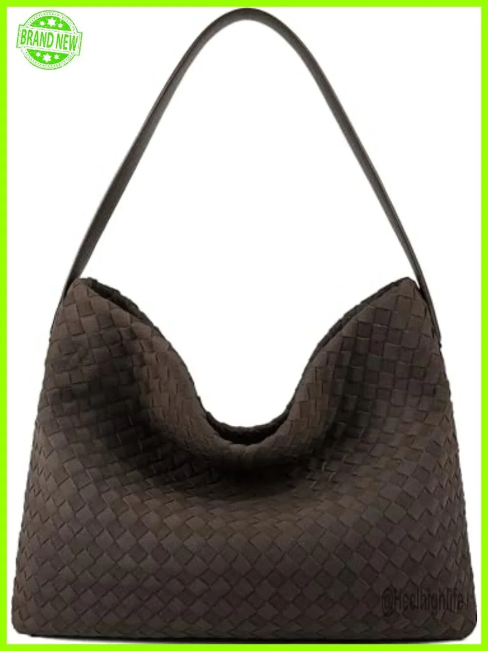 Suede Vegan Leather Hobo Tote Bag, Top Handle Shoulder Satchel Work Travel
